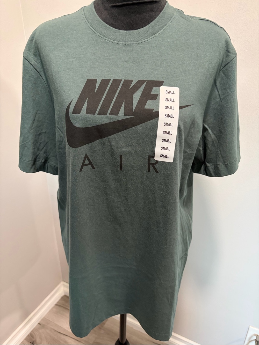 Nike Men's Tee in Forest Green with Black Logo